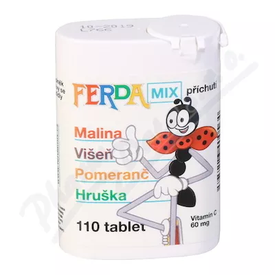 Witamina C 60mg Ferda Mix 35g tbl.110