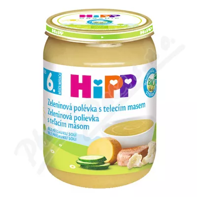 HiPP Zupa jarzynowa z cielęciną BIO 6m 190g